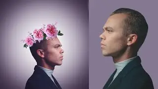 How to Create a Floral Portrait Photo Manipulation in Adobe  photoshop cc/Technical G.K with bhavesh