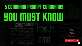5 Command Prompt Commands You Must Know !!