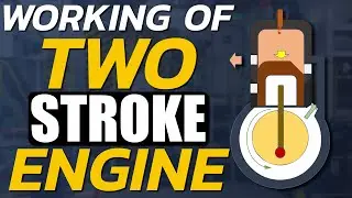 Two Stroke Engine Working | How 2 Stroke Engine Works