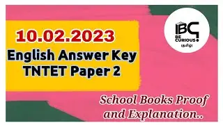 #tntet2022 #tntetexam 10.02.2023 TNTET English Answer Key | How to score marks in English Book Proof