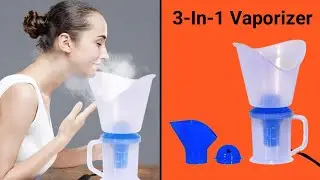 Mcp Vaporizer - Facial Sauna and Nose Steamer 3 In 1 Steam Inhaler | How to Use Steam Vaporizer ✅