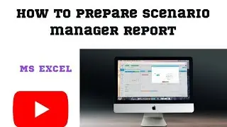 How to prepare scenario manager report #SOFTWARETUTORIALS #viralvideo #advancedexcel #excel
