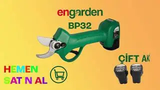 En Çok Satan Budama Makası Engarden BP32’nin 2 Aküsüyle 8 Saat Aralıksız Çalışın💪✅ |enbahce.com