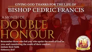 Double Honor for Bishop C.E Francis, Mar 28 service 2