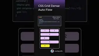 CSS Grid Dense Auto Flow