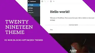Why Twenty Nineteen Theme? WordPress 2019 Theme is WP Block-Optimized Theme