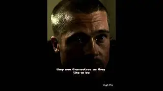 People spend their time to imagine themselves as they like to be - Tyler Durden #shorts #fightclub