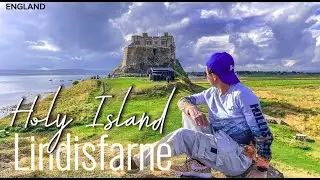 Lindisfarne Castle at The Holy Island in Northumberland UK (16th-century  castle)