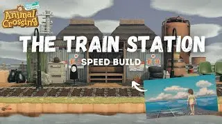 Studio Ghibli Inspired Train Station | Animal Crossing New Horizons