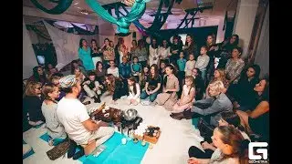 Чайное действо ФархатДжА на дне рождения студии аэройоги Butterfly Studio