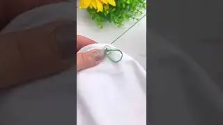Как красиво пришить пуговицу/How to sew a button beautifully.