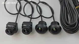 Model: 2KC1B-40772K Ultra HD 360° panoramic car camera kit.