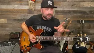 Playing Lead Guitar With Two Note Chord Partials: G to D7 Loop