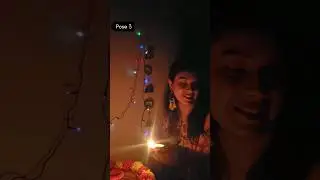 Self Potraits with Diya 🪔 | Diwali Poses | Poses for girls | #shorts #ytshorts #youtubeshorts #poses