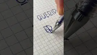 Querida - writing the monogram for my subscribers. Who is next? #tiktok #logo #pen
