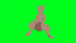 Mewtwo dancing green screen