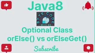 orElse() vs orElseGet() | Optional Class | Java8 | Core Java | Java Programming