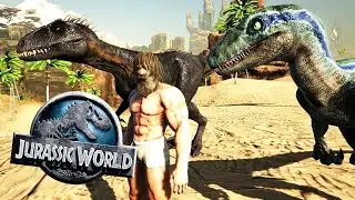 INDORAPTOR! SALVAR AL INDORAPTOR CON BLUE DE JURASSIC WORLD 2 ARK