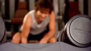 gym and fitness video logo animation advertisement/commercial