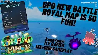 [GPO] kage/paw+ice rapier is not bad in battle royale 13K+damage game