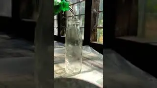water add glass bottle