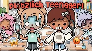 SUDDENLY TEENAGERS! - EMMA AND NELLY 😱 | PART 1 | EXCITING STORY | TOCA BOCA STORY GERMAN