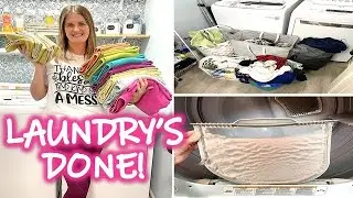 MASSIVE LAUNDRY MOTIVATION FOR A MOM OF 4 | REALISTIC LAUNDRY MOTIVATION | MULTIPLE DAYS OF LAUNDRY