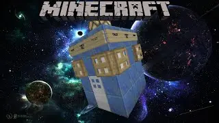 Minecraft Xbox: Time Traveling with the Tardis-Bigger on the inside