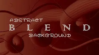 Abstract 3D Background Design using Blend Tool in Adobe Illustrator || Designing & Fun