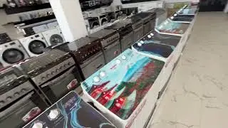 XIVADA YANGI DUKONIMIZDA KIR YUVISH MASHINALARI SKIDKADA BOMBA