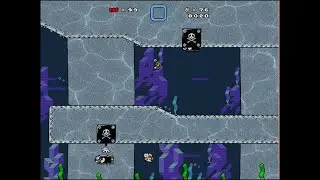 Super Mario Bros X 2.0 : Custom Level: Underwater Blue Cave