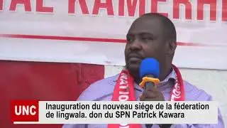 Inauguration du bureau de la Fédération de l'UNC LINGWALA, un don signé PATRICK KAWARA