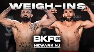BKFC 82 NEWARK PERRY vs STEPHENS  Weigh-In | LIVE!