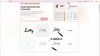 AI Font Generator | Refont