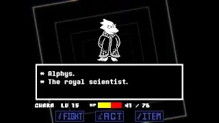 Alphys Fight - PS!Outertale Genocide Final Boss + Ending
