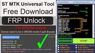 FRP Remove 1 ক্লিকে  ST MTK Universl Tool FRP Unlock Free  Download