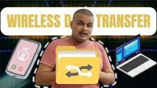 Wireless data transfer from android to pc | Easy way to transfer files from mobile to pc