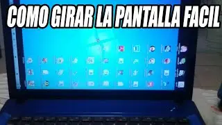 COMO GIRAR LA PANTALLA DE LA PC WINDOWS 10 💻 Voltear Pantalla 🚀Nuevo Método