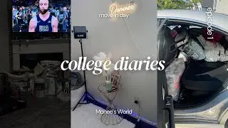 College Diaries 001: HBCU COLLEGE MOVE-IN | unpacking, making new friends, etc.