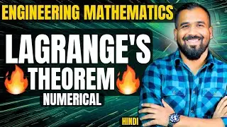 Lagrange's Theorem Solved Numerical Explained in Hindi l Engineering Mathematics