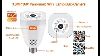 tuya lamp bulb camera