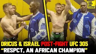 Dricus & Israel Post-Fight Backstage: "Respect, An African Champion"