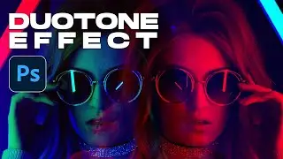 EASY PHOTOSHOP TUTORIAL // DUOTONE GLITCH EFFECT IN SECONDS!