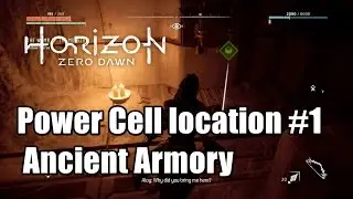 Horizon Zero Dawn Power Cell location #1 (Side Quest Ancient Armory) The Womb of the Mountain