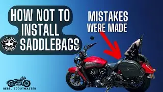 HOW TO ATTACH SADDLEBAGS TO AN INDIAN SCOUT