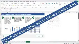 10 Tips For Excel Charts  Tip # 7  Use a secondary axis to create a combo chart