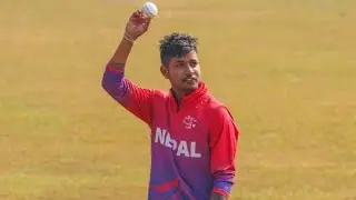Sandeep Lamichhane's first Five wickets haul against Kenya !!