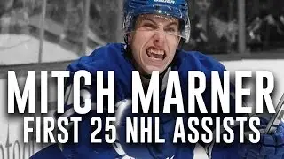 Mitch Marner first 25 NHL Assists