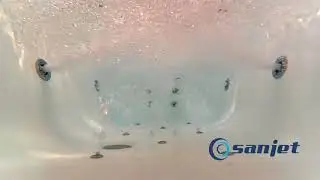 Демонстрация гидромассажа SANJET ULTRA