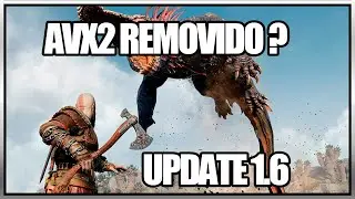 God of War Ragnarok update 1.6 | CORE I5 3570 + GTX 1050 TI | AVX2 REMOVIDO ?